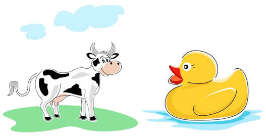 drama game duck cow